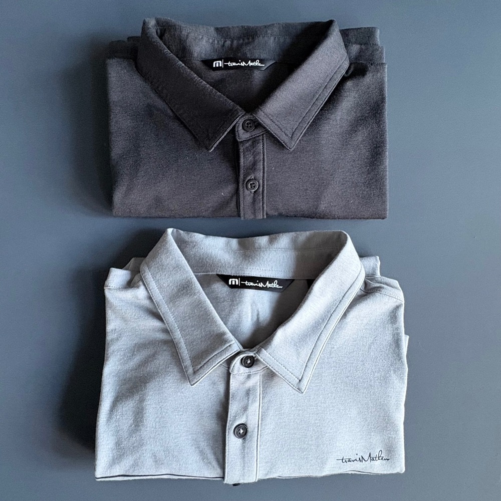 Travis Mathew Polo Shirts 2-Pack | Size XL |‎ Golf Performance Stripe